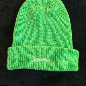 Supreme Bright Green Beanie